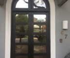 IDG1912-5-lite_Double_Iron_Door_with_Two_Lite_Round_Top_Transom