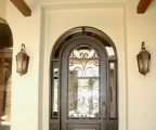IDG1912-Marbella_Round_Top_Iron_Door_with_Wraparound_Transom