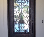 IDG1912-Milan_Round_Top_Iron_Door_with_Raised_Panel