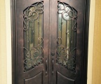 IDG1912-Oviedo_Square_Top_Arch_Lite_Double_Iron_Door
