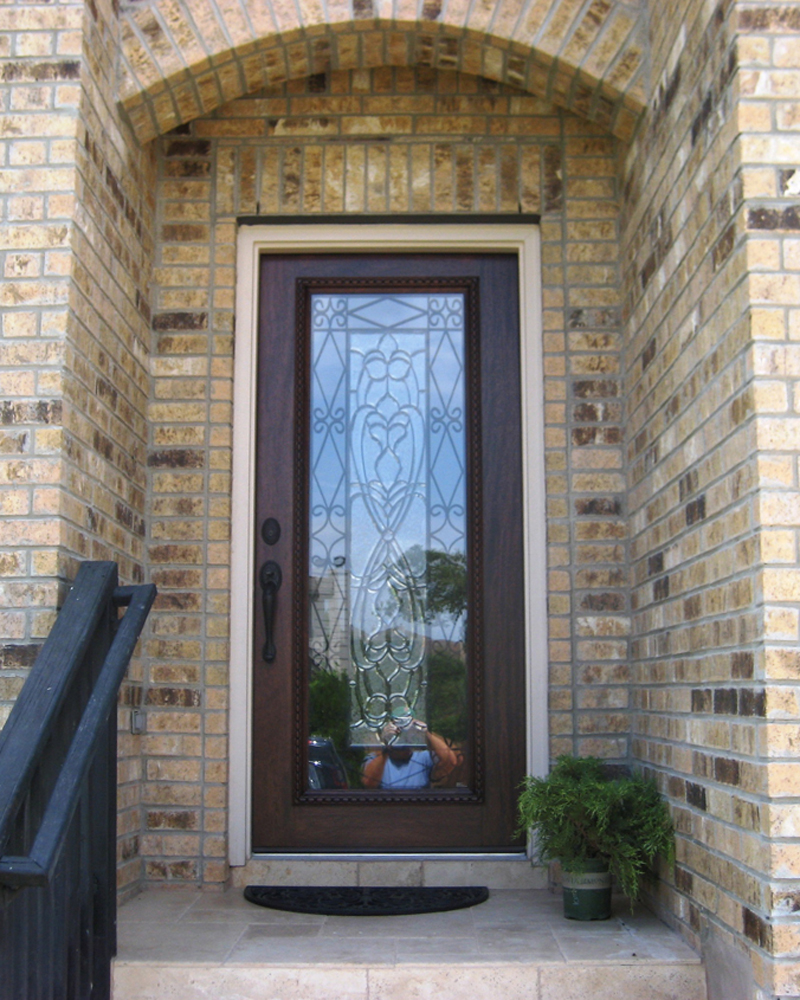 Decorative Glass Wood Door Gallery - The Front Door Company