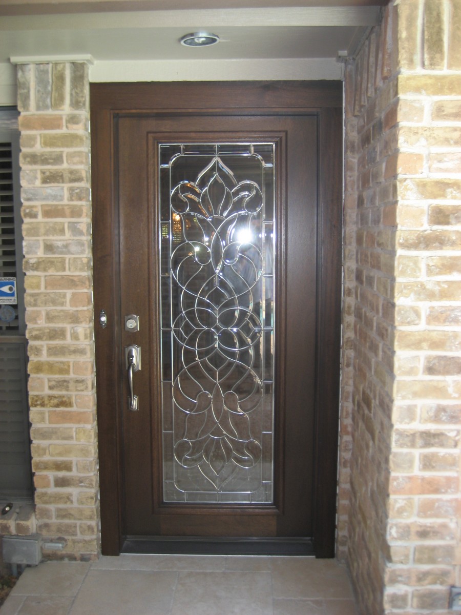 Decorative Glass Wood Door Gallery - The Front Door Company