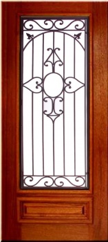 Wood and Wrought Iron Doors - The Front Door Company