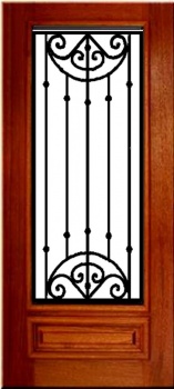 Wood and Wrought Iron Doors - The Front Door Company