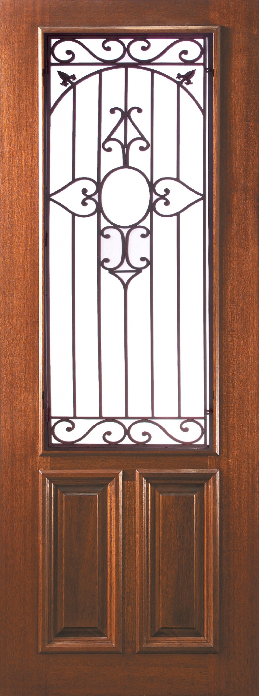 3080 Mahogany 2-3 Lite Florence - The Front Door Company