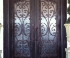IDG1912-Milan_Square_Top_Double_Arch_Lite_Iron_Door